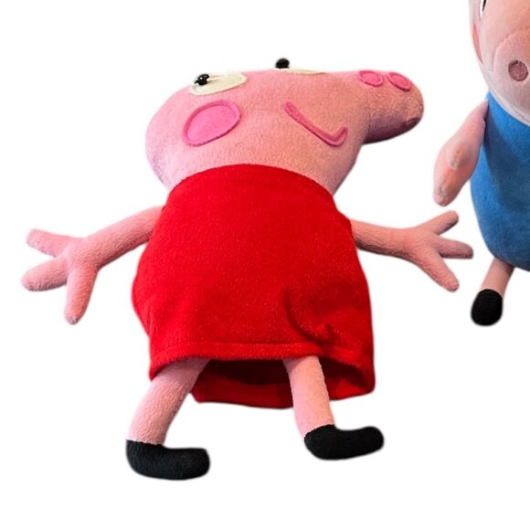 PEPPA PIG Plush Stuffed Animals Mommy15" Pig Peppa12" & George 12" - Picture 5 of 10